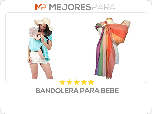 bandolera para bebe