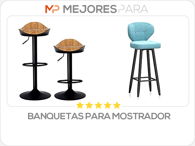 banquetas para mostrador