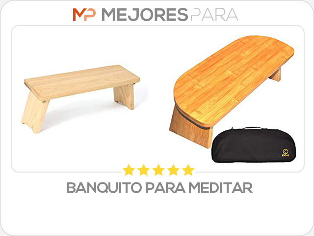 banquito para meditar