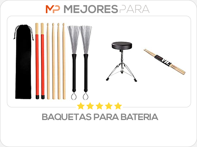 baquetas para bateria