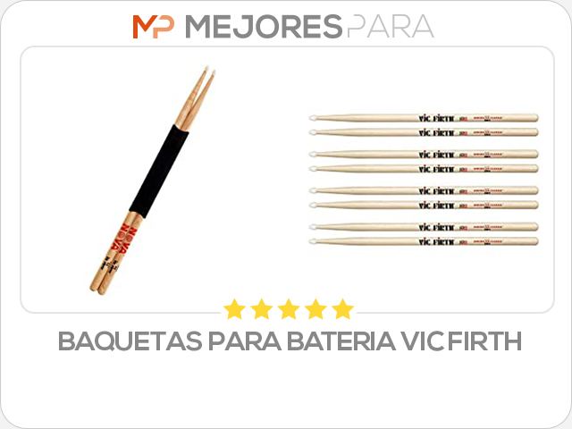 baquetas para bateria vic firth