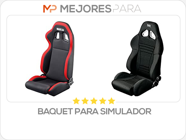 baquet para simulador