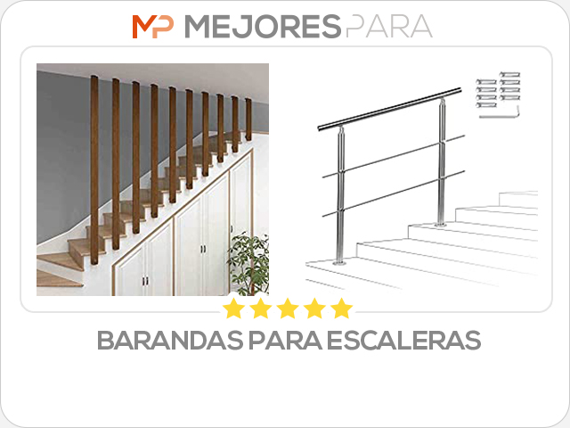 barandas para escaleras