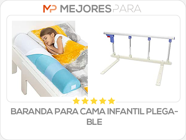 baranda para cama infantil plegable