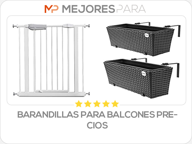 barandillas para balcones precios