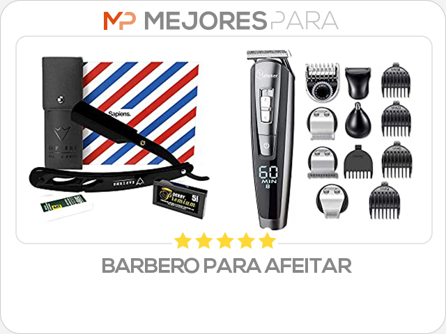 barbero para afeitar