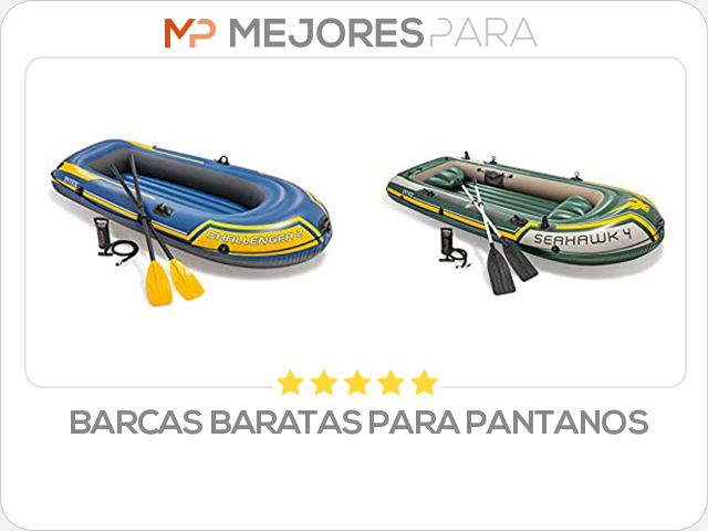 barcas baratas para pantanos