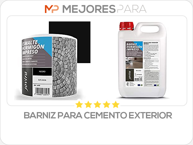 barniz para cemento exterior