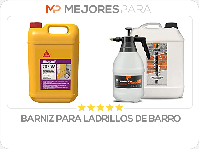 barniz para ladrillos de barro