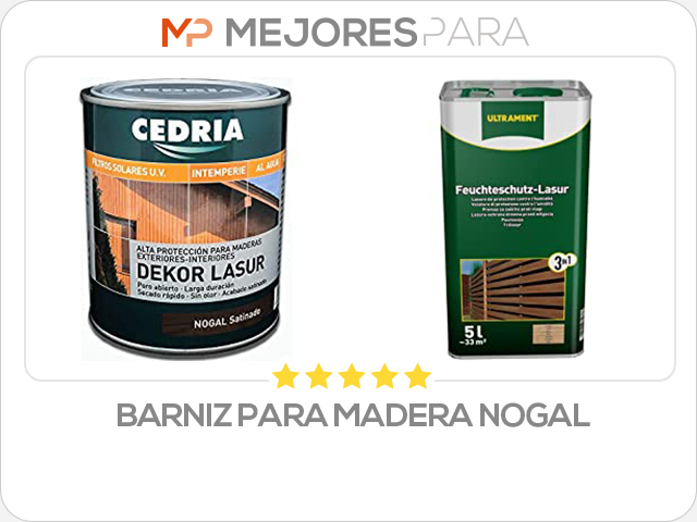 barniz para madera nogal