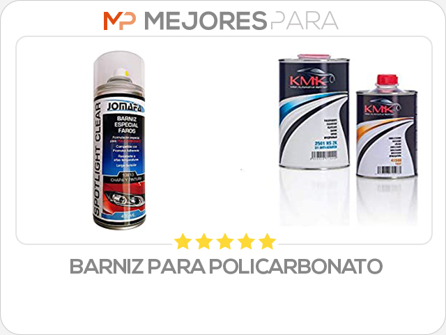 barniz para policarbonato