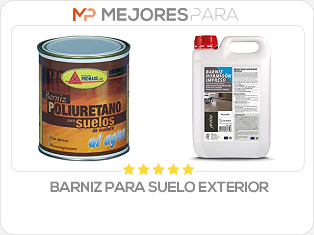 barniz para suelo exterior