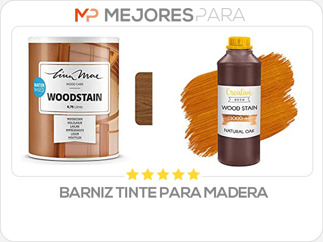 barniz tinte para madera