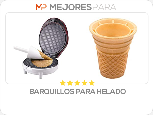 barquillos para helado