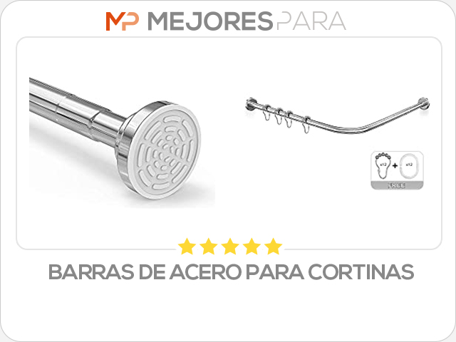 barras de acero para cortinas