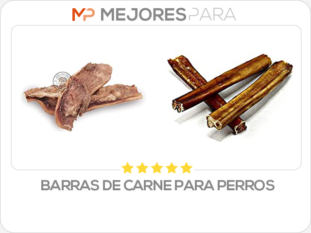 barras de carne para perros