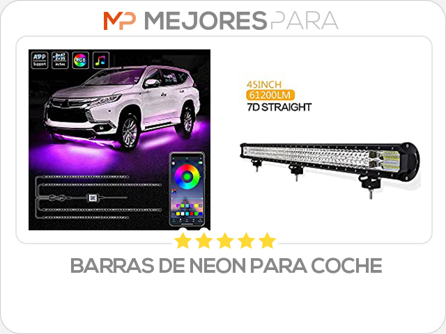 barras de neon para coche