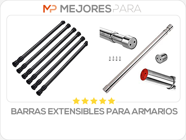 barras extensibles para armarios