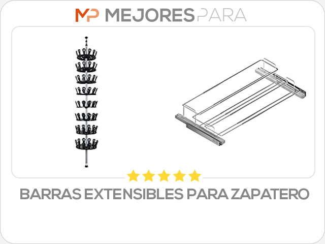 barras extensibles para zapatero