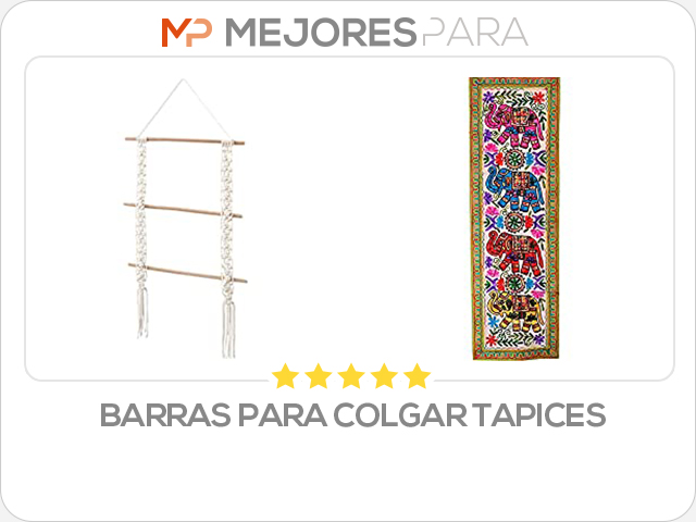 barras para colgar tapices