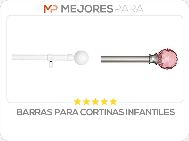 barras para cortinas infantiles