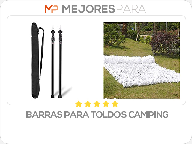 barras para toldos camping