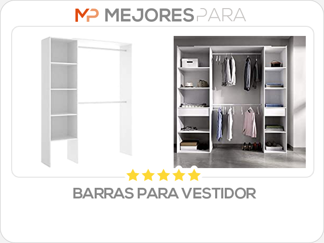 barras para vestidor