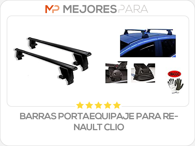 barras portaequipaje para renault clio