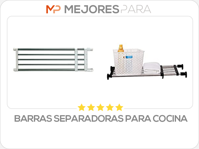 barras separadoras para cocina