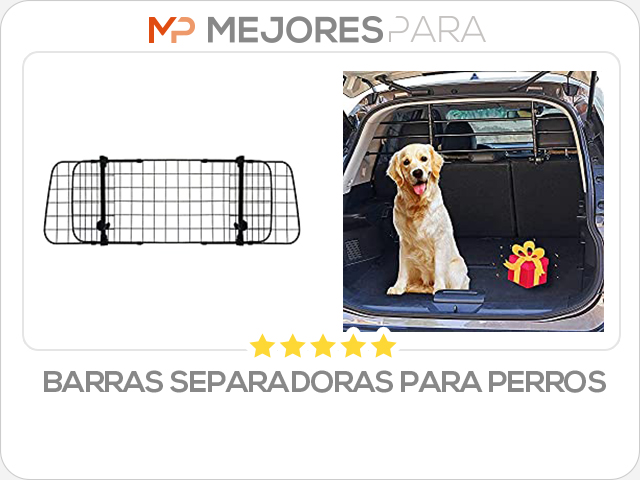 barras separadoras para perros