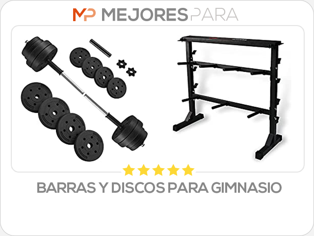 barras y discos para gimnasio