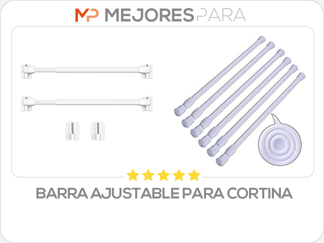 barra ajustable para cortina