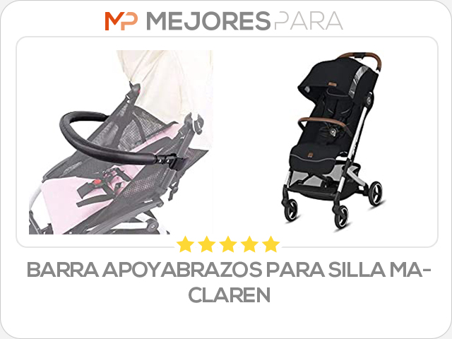 barra apoyabrazos para silla maclaren