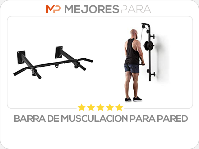 barra de musculacion para pared