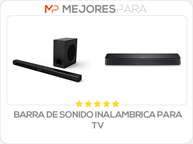 barra de sonido inalambrica para tv