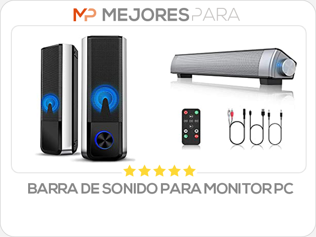 barra de sonido para monitor pc