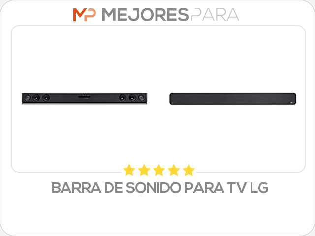 barra de sonido para tv lg