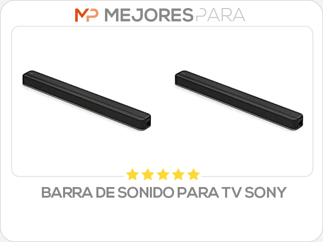 barra de sonido para tv sony