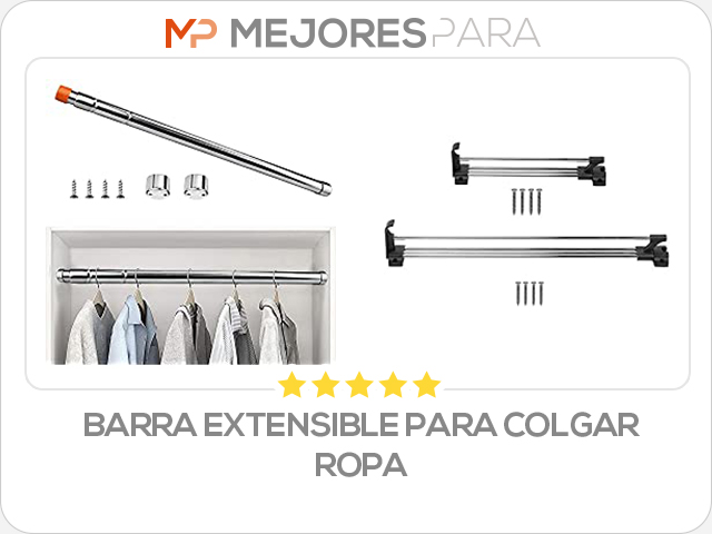 barra extensible para colgar ropa