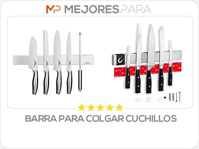 barra para colgar cuchillos