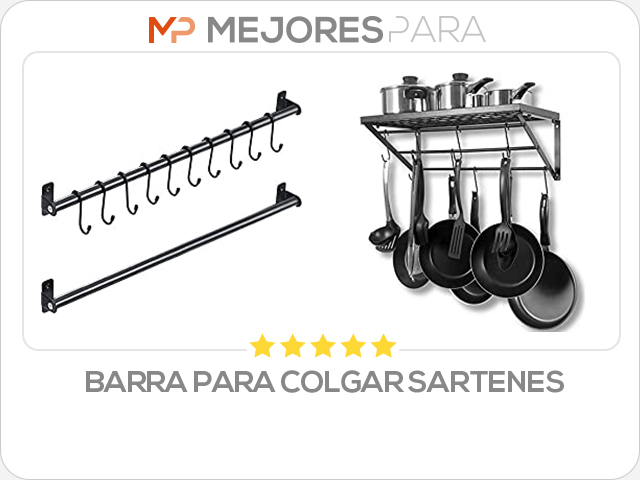 barra para colgar sartenes