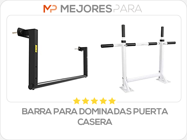 barra para dominadas puerta casera