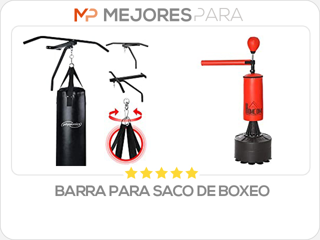 barra para saco de boxeo