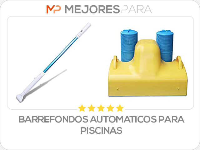 barrefondos automaticos para piscinas