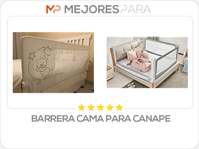 barrera cama para canape