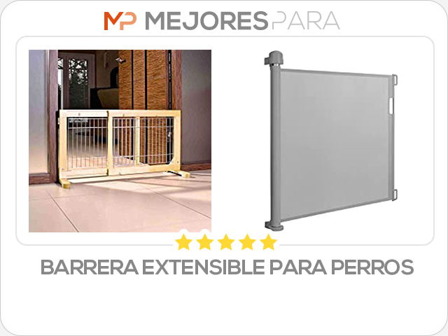 barrera extensible para perros