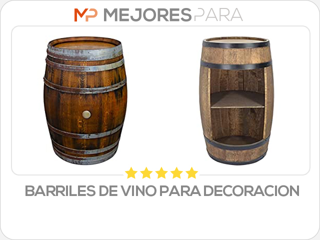 barriles de vino para decoracion