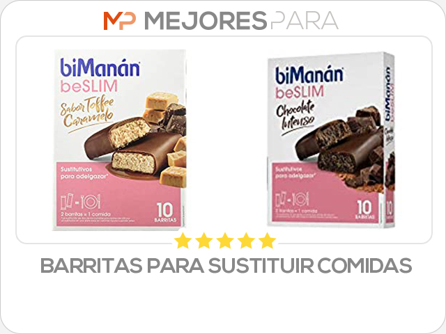 barritas para sustituir comidas