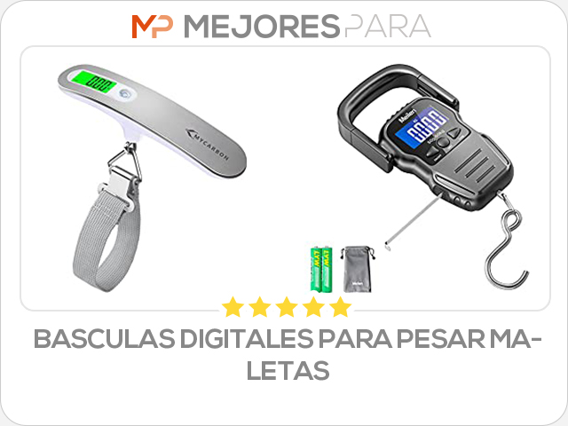 basculas digitales para pesar maletas