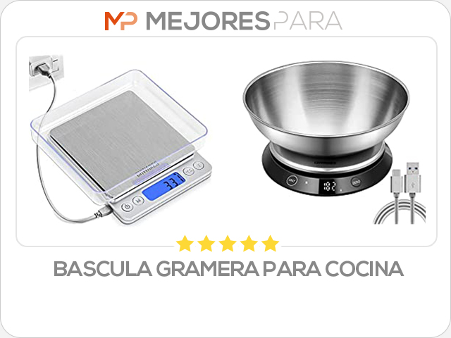 bascula gramera para cocina